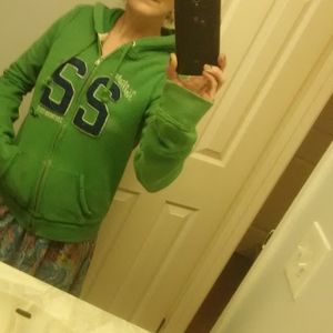 Hollister zipper hoodie